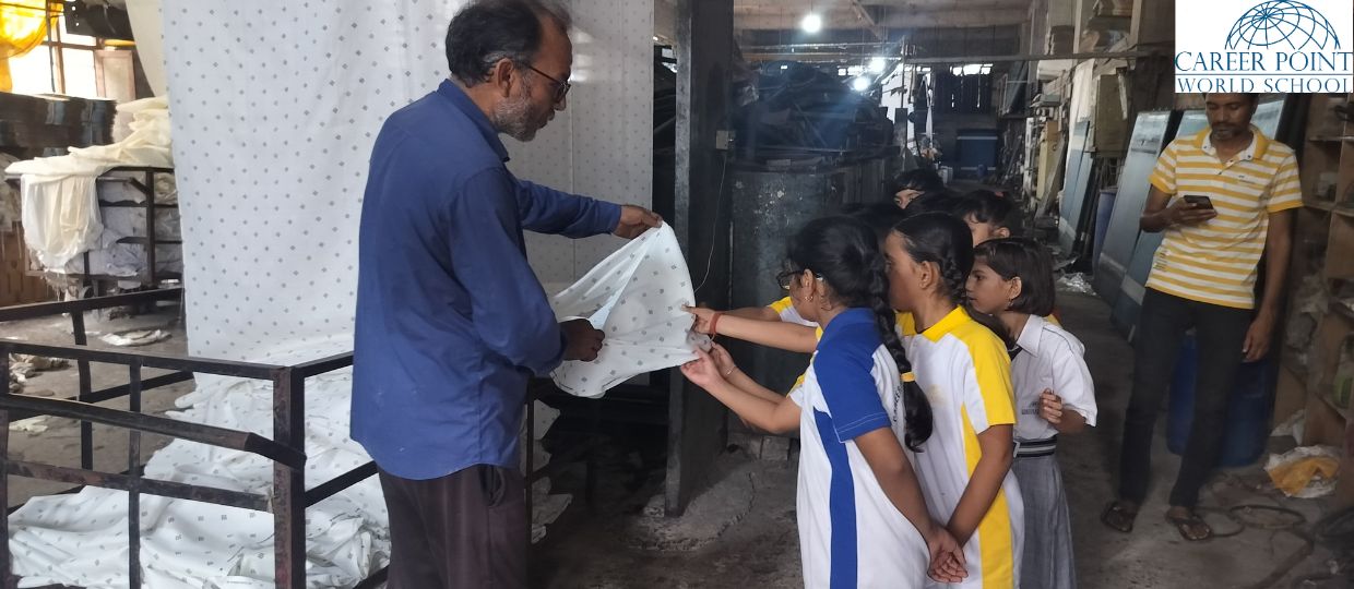 Spinning Curiosity into Learning – CPWS Jodhpur Students Visits a Textile Mill