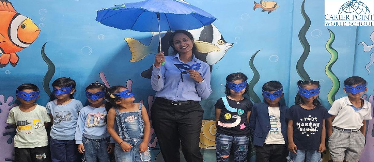 Blue Day Celebration at Career Point World School, Jodhpur – A Rainy Day Full of Fun