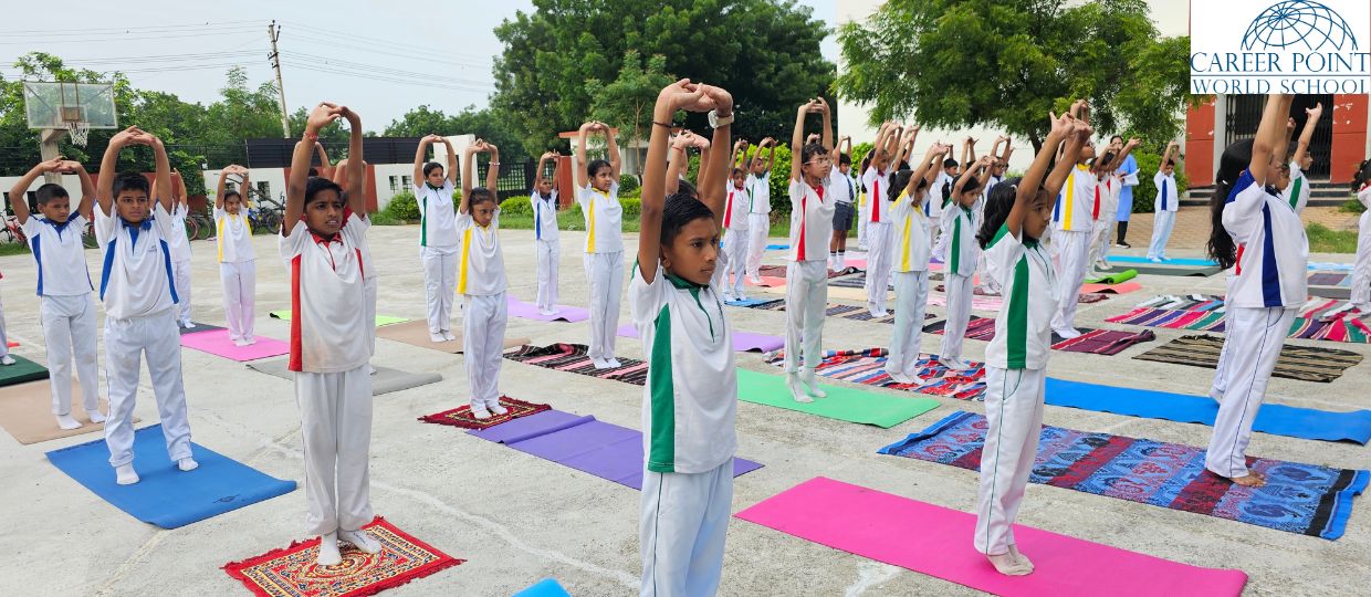 Yoga Day At Career Point World School Jodhpur: A Morning of Peace and Positivity