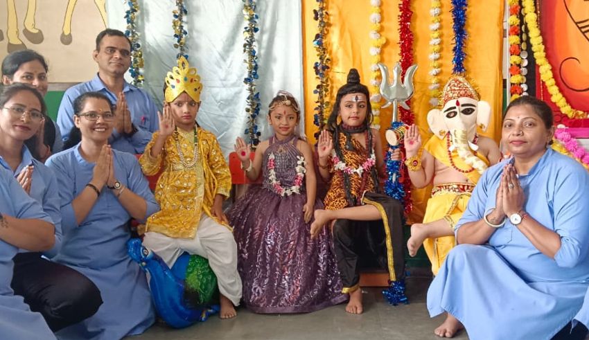 anesh Utsav Celebrated with Devotion at Career Point World School Jodhpur