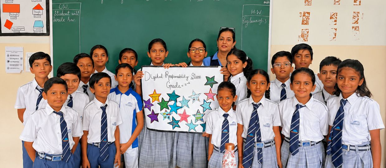Career Point World School Jodhpur Promotes Cyber Safety Through Digital Promise & Responsible Netizen Activities