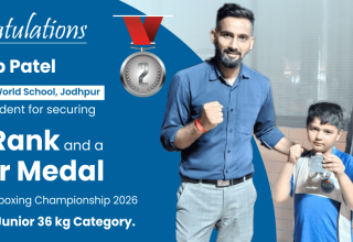 From Dedication to Victory Career Point World School Jodhpur Shines at National Kickboxing Championship 2026